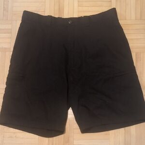 Men's Black Cargo Shorts